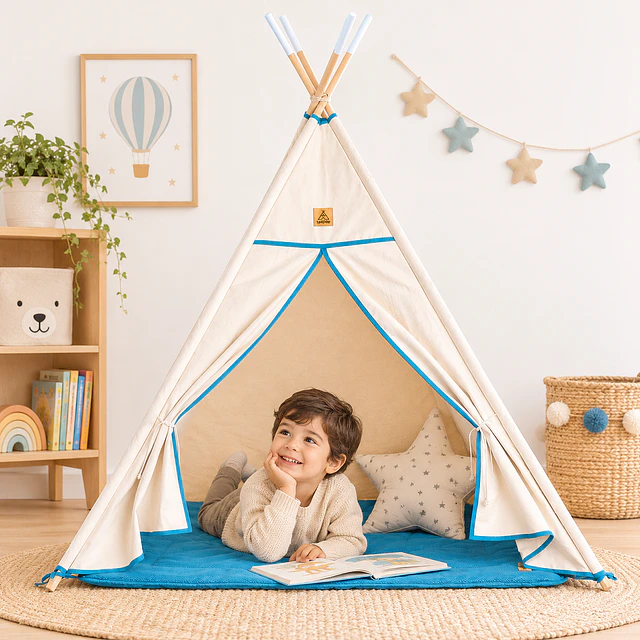 CARPA TIPI KIDS, MODELO NUBE + PLAYMAT + BOLSO TRANSPORTE