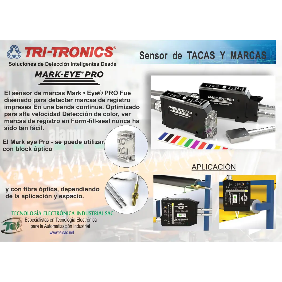 TEISAC sensores TRI TRONIC