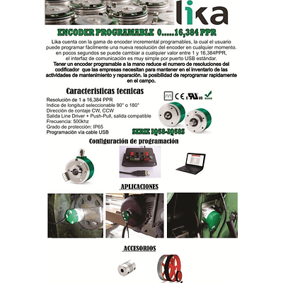 ENCODERS PROGRAMABLES LIKA TEISAC CHINCHA TEISAC LIMA PERU