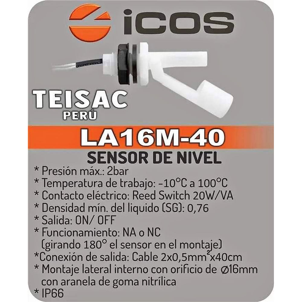 ICOS TE OFRECE LOS SENSOR DE FLUJO _TEISAC CHINCHA  TEISAC LIMA PERU