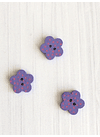 Botón flor con puntos