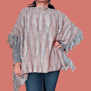 PONCHO BLUSÓN GRIS