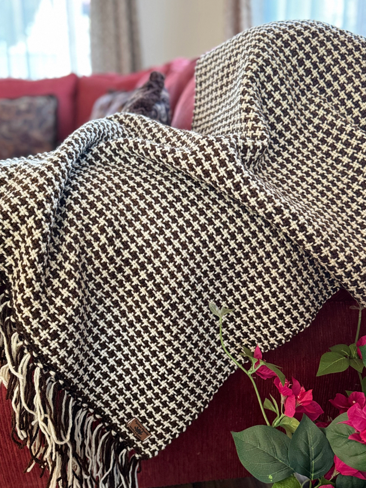 MANTA / ECHARPE PIED DE POULE  2