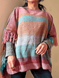 PONCHO BLUSÓN FRANJAS  - Miniatura 2