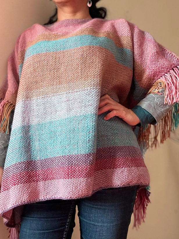 PONCHO BLUSÓN FRANJAS  1