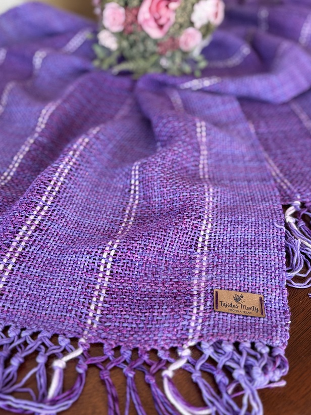 ECHARPE / PAÑUELO MORADO  1