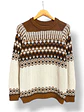 Chaleco Jacquard Geométrico en Tres Colores - Miniatura 1