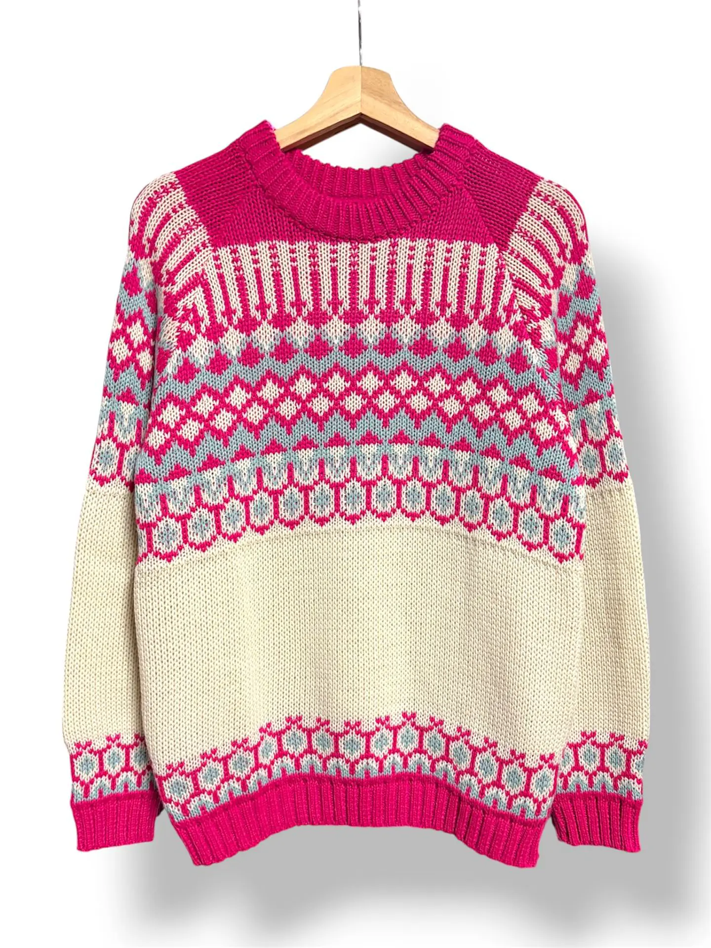 Chaleco Jacquard Geométrico en Tres Colores 3