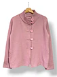 Chaqueta Tejida Cuello Envolvente - Miniatura 1