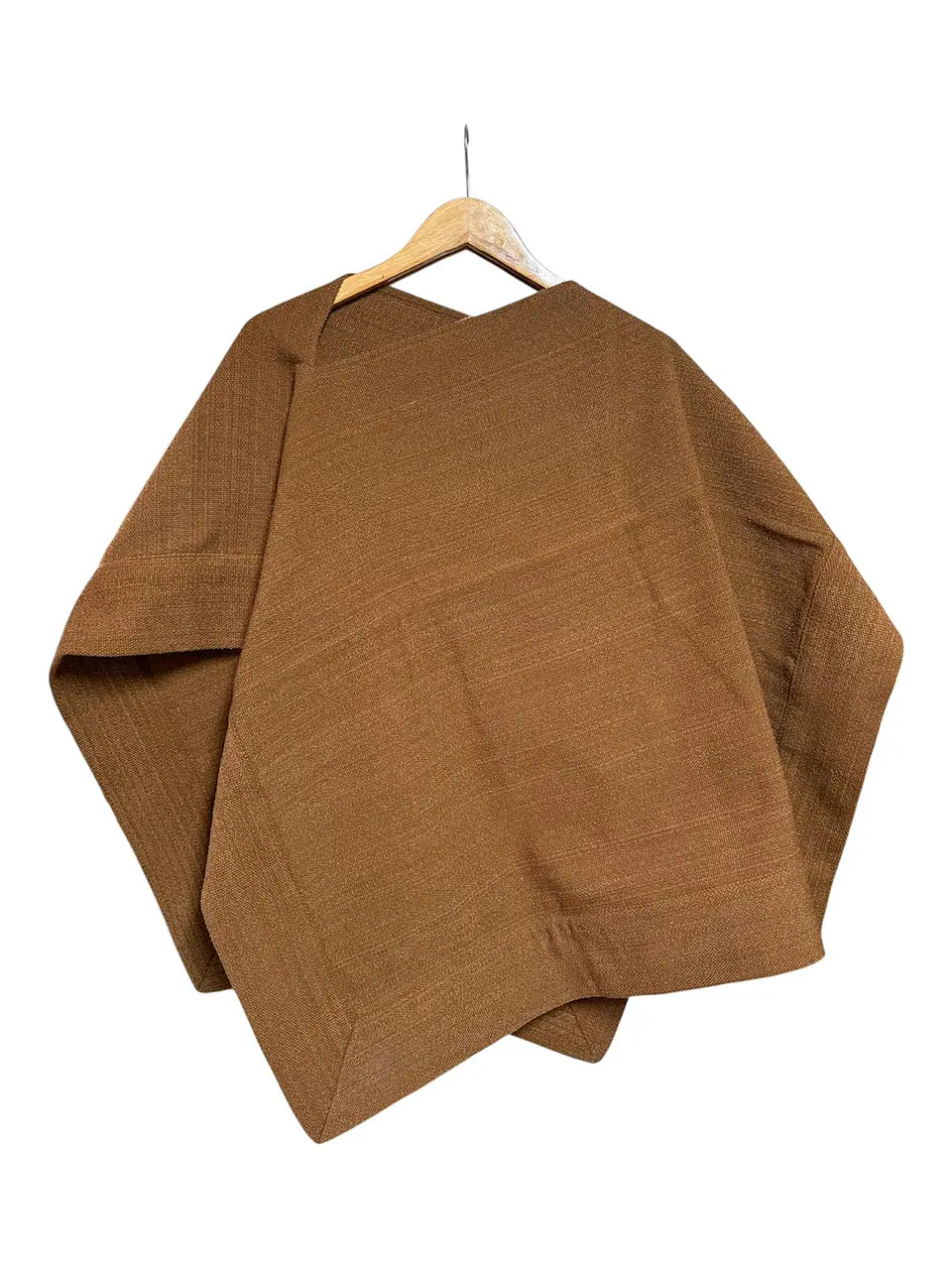 Manta Cruzada Canela 1
