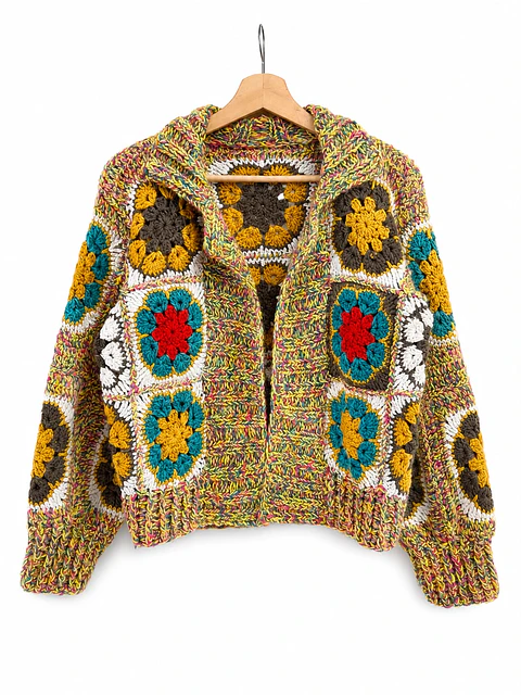 chaqueta flor del valle