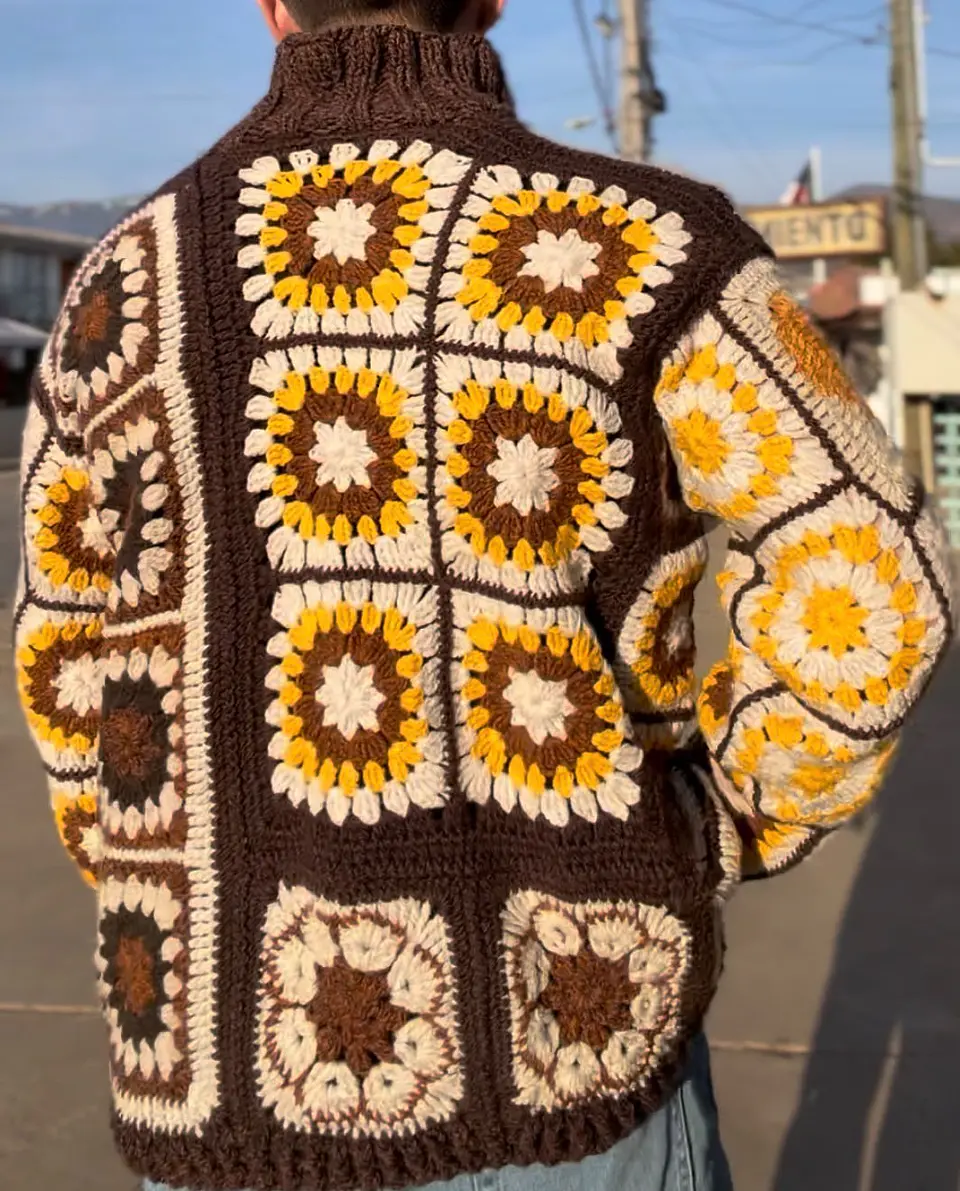 Chaleca Granny Girasol  3