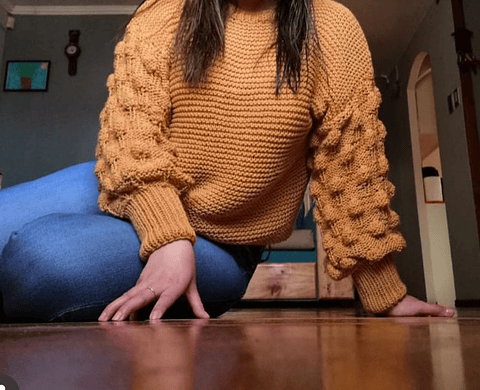 Chaleco globo mostaza