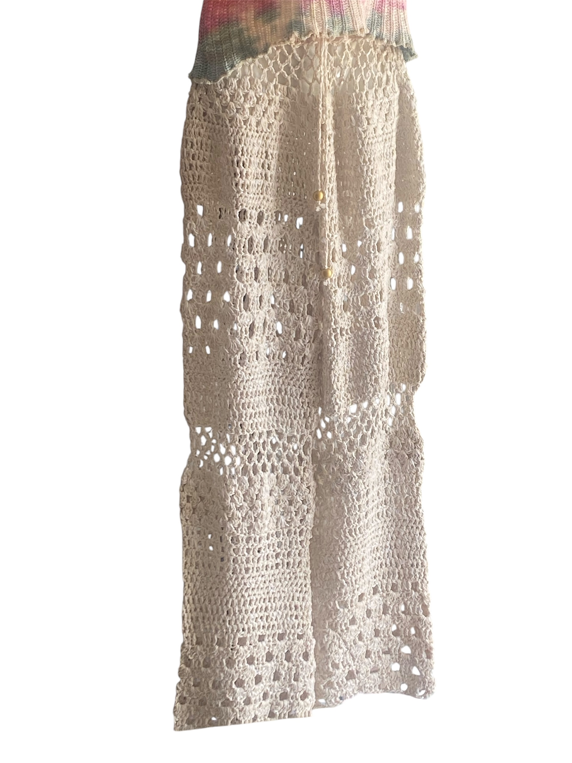 Pantalon hecho a crochet en algodon 1