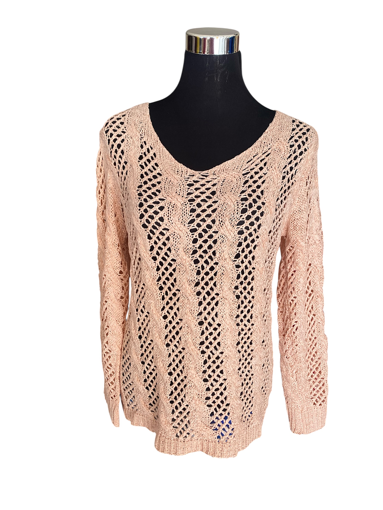 POLERON TRENZADO HILO CON AMARRA ESPALDA 2