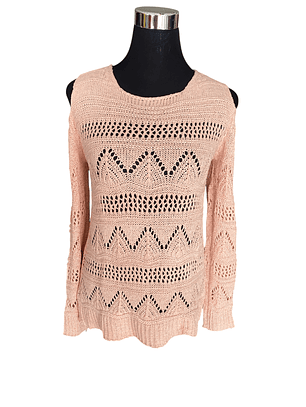 POLERON HILO HOMBRO DESCUBIERTO Y AMARRA