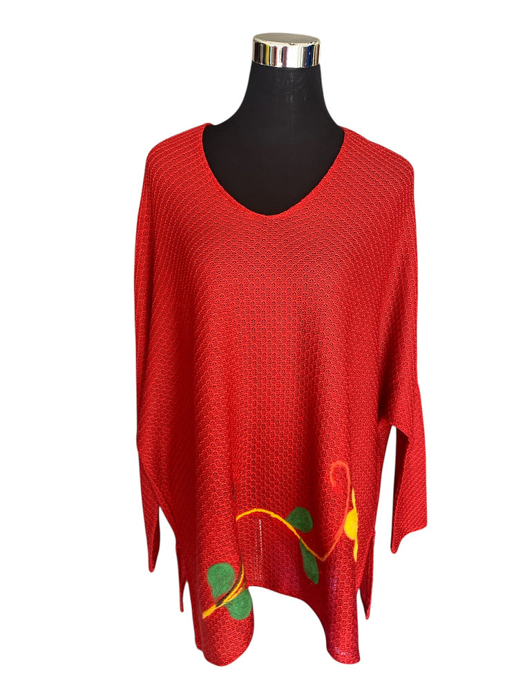 POLERON BORDADO OVERSIZE  4