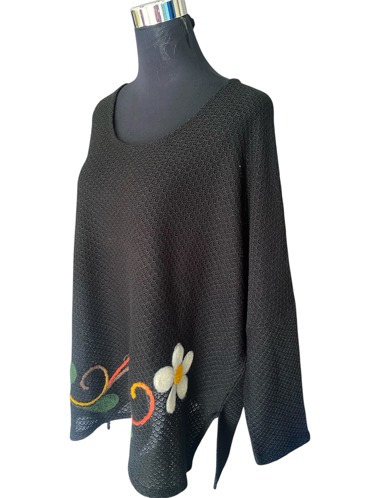 POLERON BORDADO OVERSIZE  7