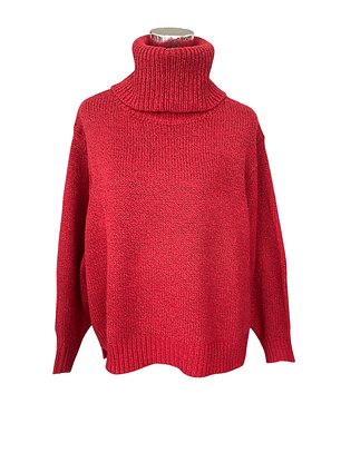 SWEATER CUELLO ALTO OVERSIZE 