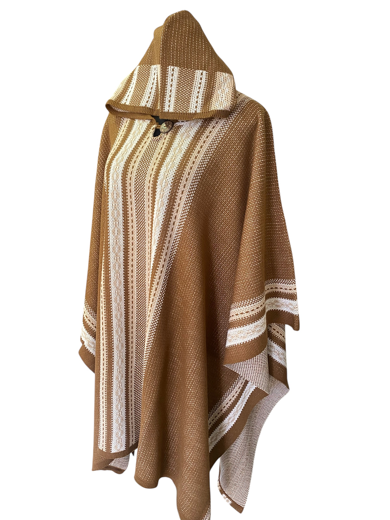 PONCHOS CON GORRO  12