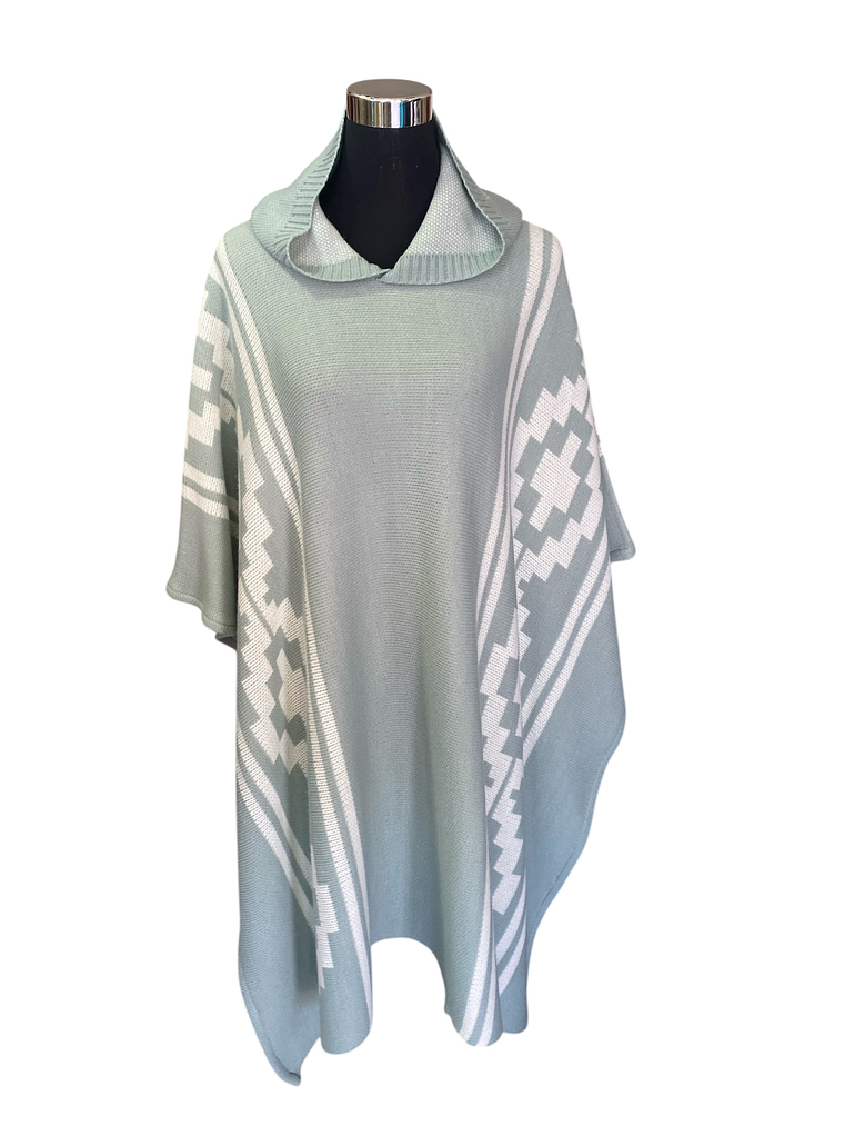 PONCHOS CON GORRO  5