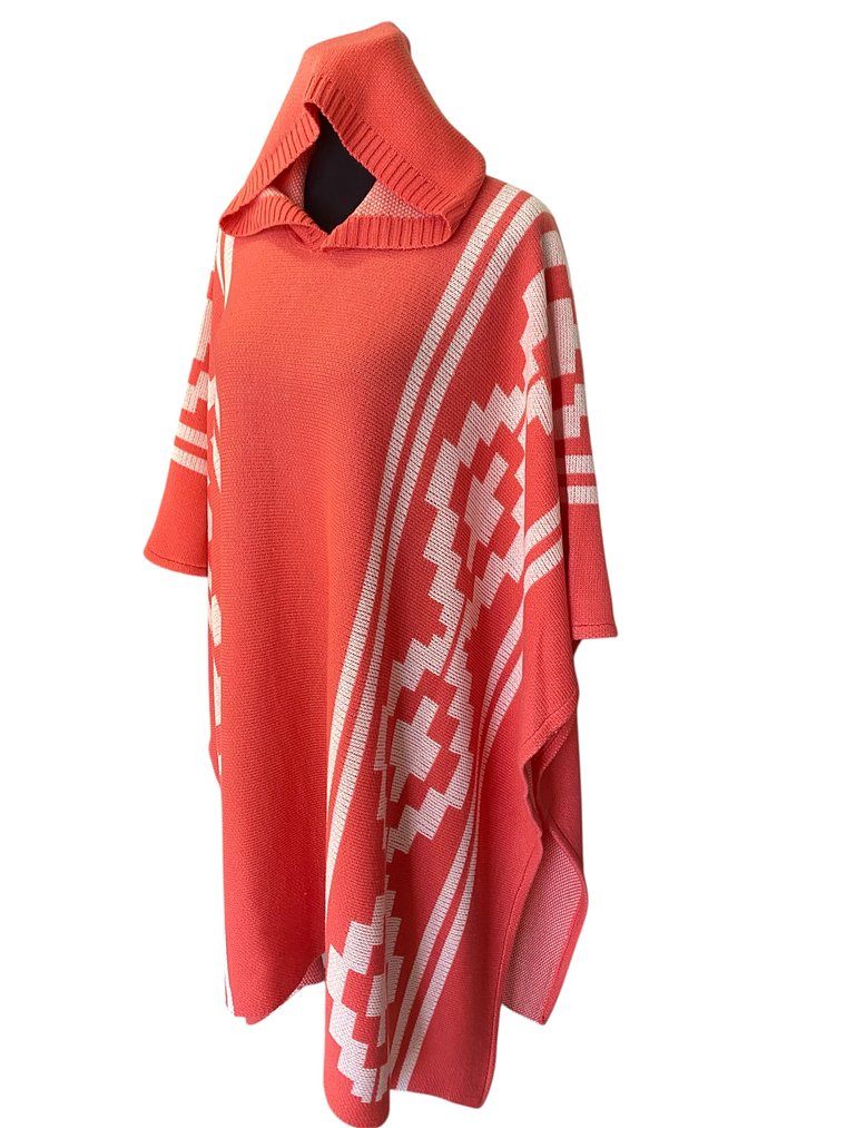 PONCHOS CON GORRO  6