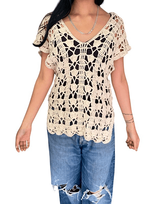 POLERA CROCHET 