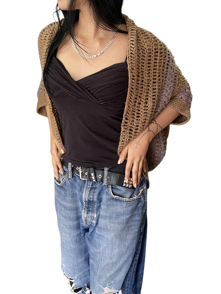 Chaleco hecho a mano crochet 2