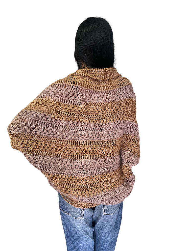 Chaleco hecho a mano crochet 3