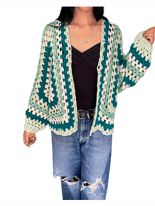 CHALECO CROCHET A MANO