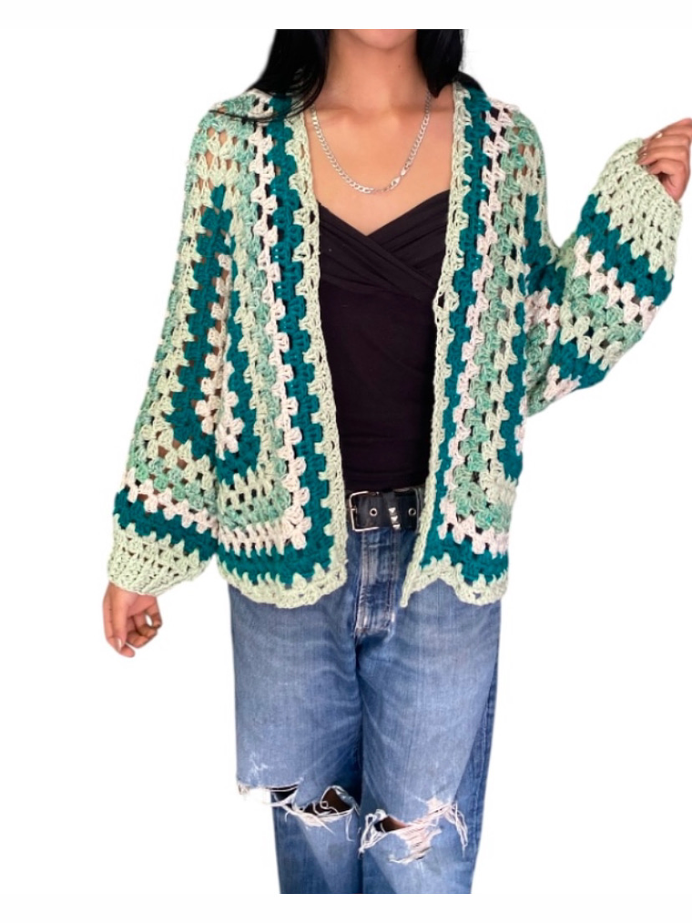 CHALECO CROCHET A MANO 1