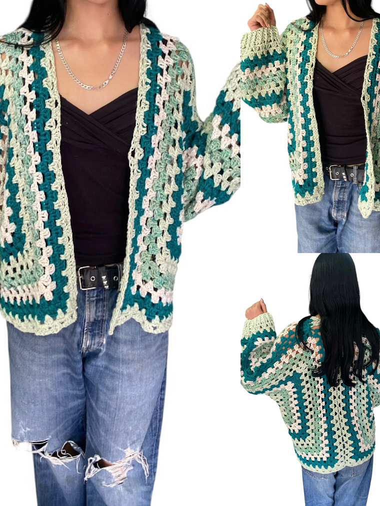 CHALECO CROCHET A MANO 3