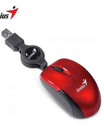 Mouse Genius Micro Traveler V2 Usb Rojo