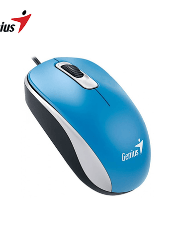 Mouse Genius Dx-110 Usb Optico 1000 Dpi Azul