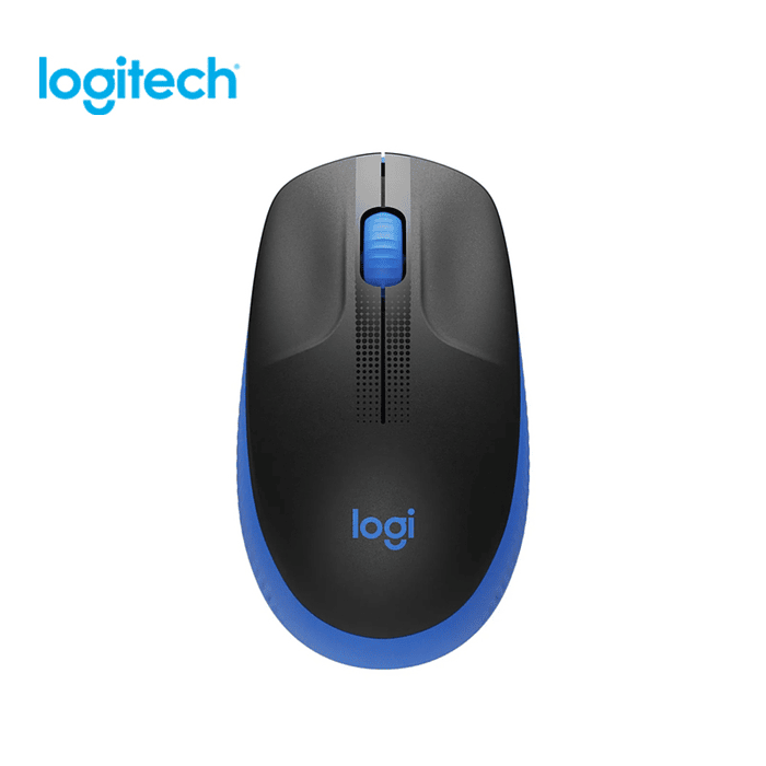 Mouse Logitech M190 Wireless Full-Size Azul