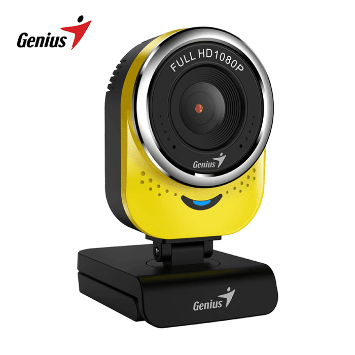 Camara Genius Qcam 6000 Fhd 1080p Usb Amarillo