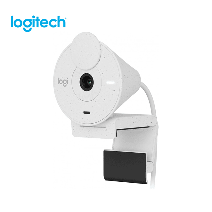 Camara Logitech Brio 300 Fhd 1080p Usb-C Blanco