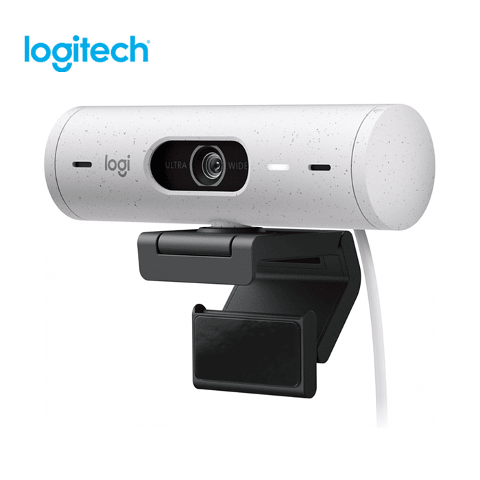 Camara Logitech Brio 500 Fhd 1080p Usb-C Blanco