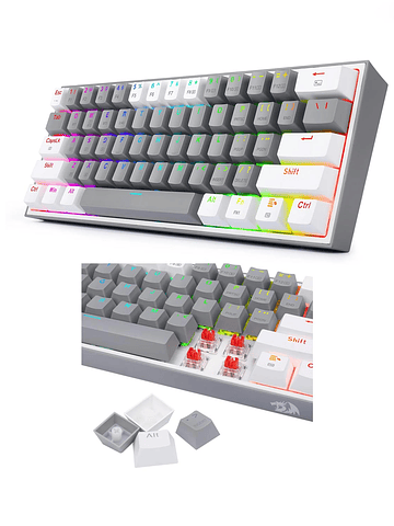 Teclado FIZZ PRO Wireless Español K616-RGB-GW GREY/WHITE