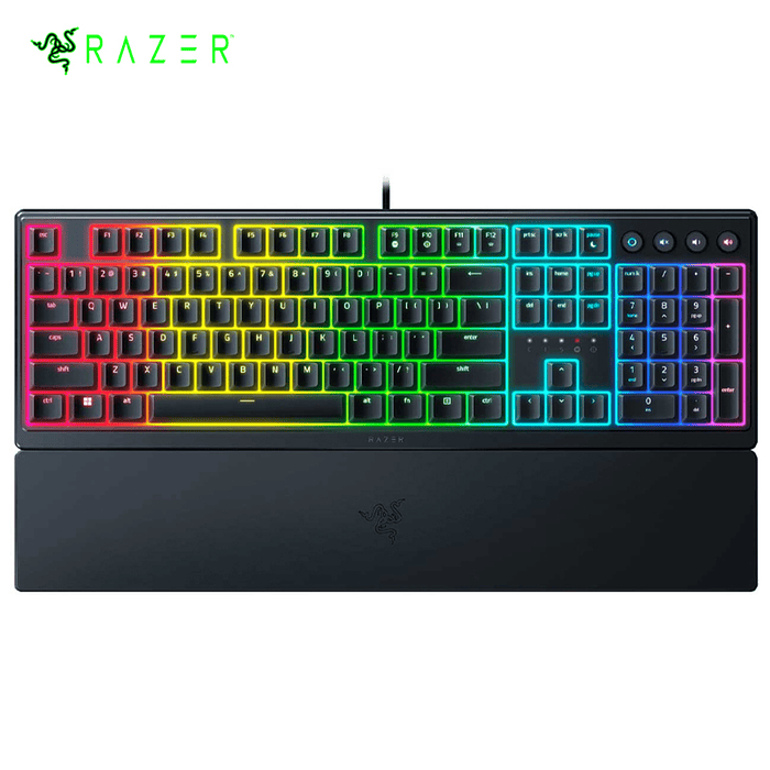 Teclado Razer Ornata V3 Mecha-Membrane Low Profile 10 Zonas Us Chroma Black