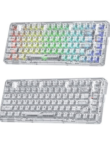 Teclado Redragon ELF PRO RGB-PRO Wireless English Transparente K649CT