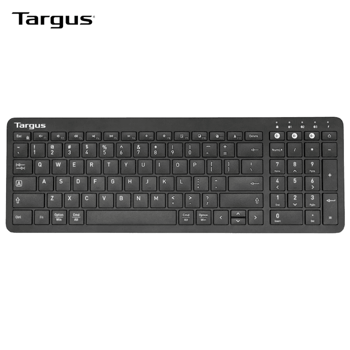 Teclado Targus Akb864 Antimicrobial Multi-Device Bt Sp Black