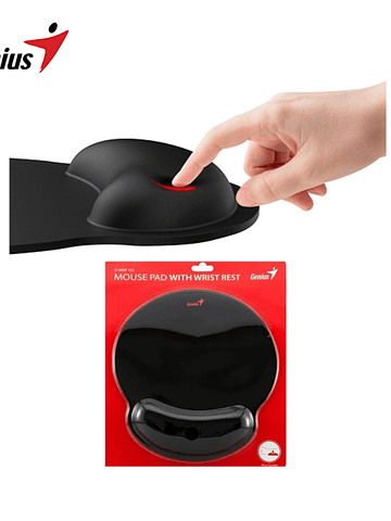 Pad Mouse Genius G-Wmp 100 Con Descansador Black