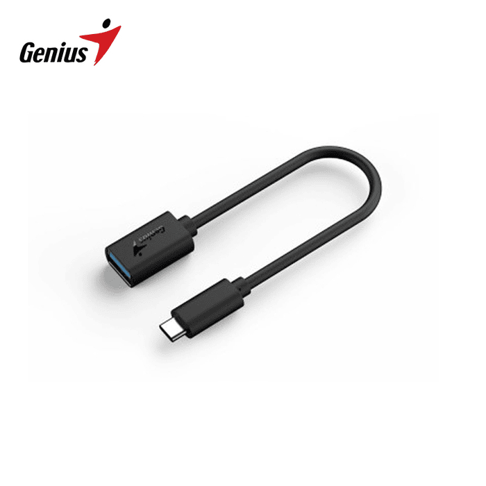 Adaptador Genius Acc-C2ac Usb-C A Usb-A 21cm Black