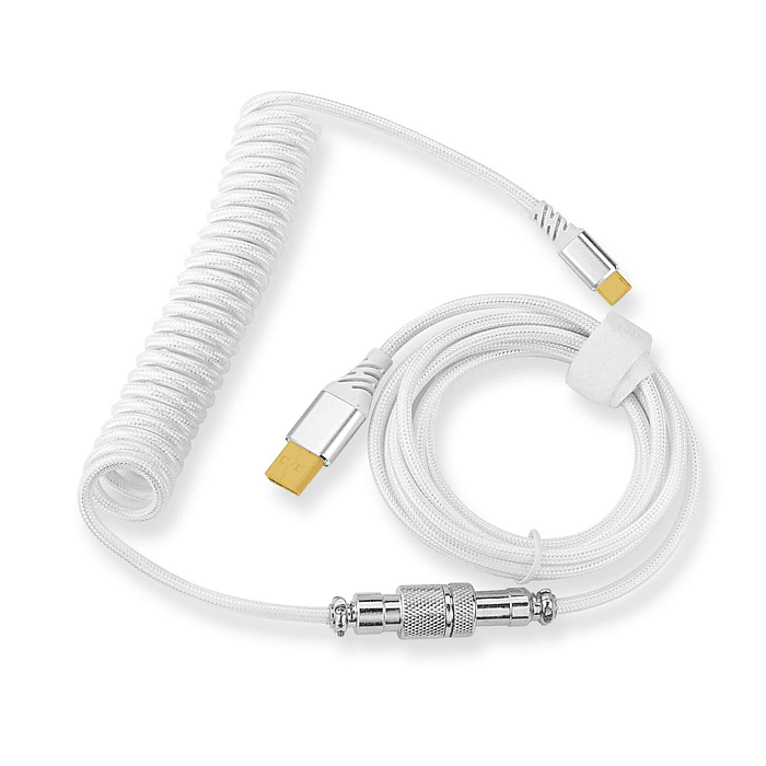 Cable Original Redragon Coiled Blanco A115W