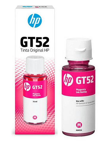 Botella De Tinta Hp Gt52 Magenta Presentacion Original