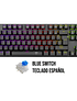 Teclado T-Dagger BORA BLACK RGB T-TGK315-BL-SP BLUE SWITCH