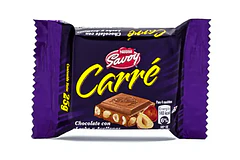Chocolate carré de avellanas (25 grs)