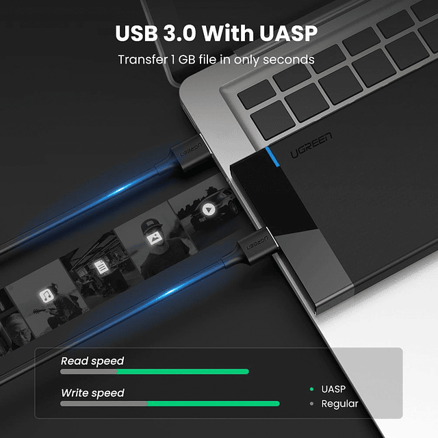 Adaptador Disco Duro Micro Usb 3.0 