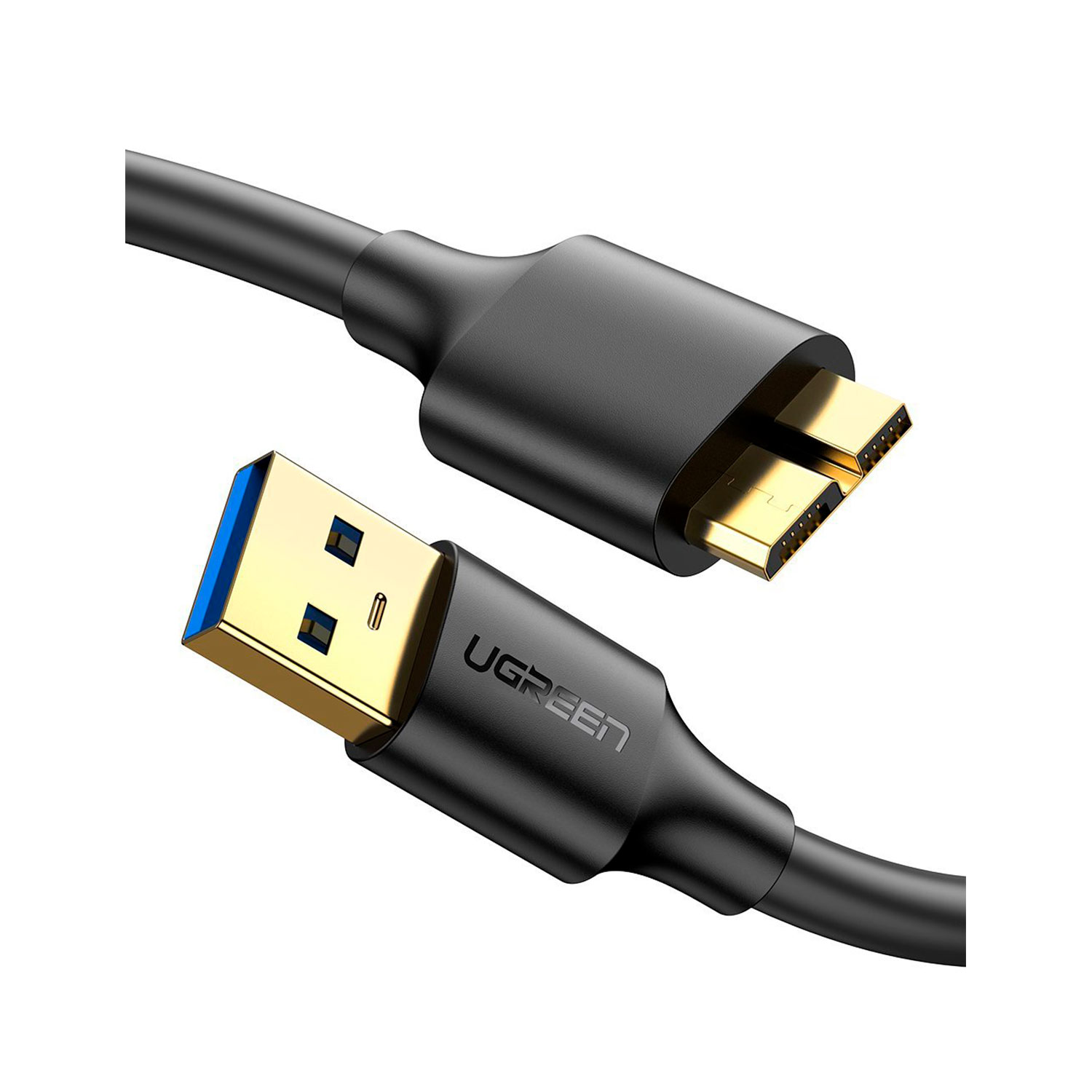 CABLE USB 3.1 TIPO C A MICRO B PARA DISCO DURO EXTERNO Y MAS DE 30  CENTIMETROS CON CONECTORES DE ALUMINIO NETCOM – Compukaed